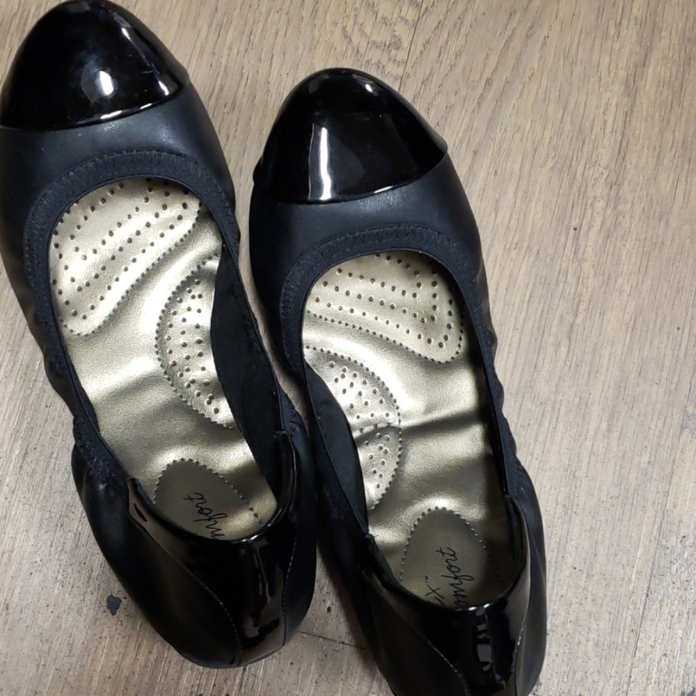Pair of black flats